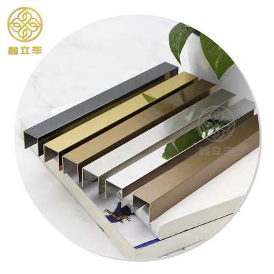 Guangdong Xinlifeng Factory Stainless Steel Shower Wall Tile Edge Edging Corner Trim Ideas